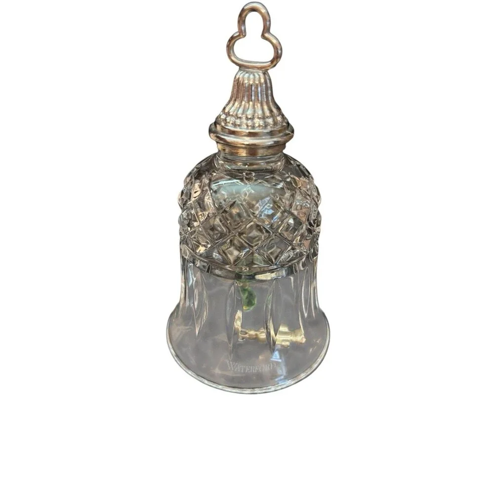 WATERFORD CRYSTAL 8TH EDITION 12 DAYS OF CHRISTMAS BELL ORNAMENT MAIDS A MILKING